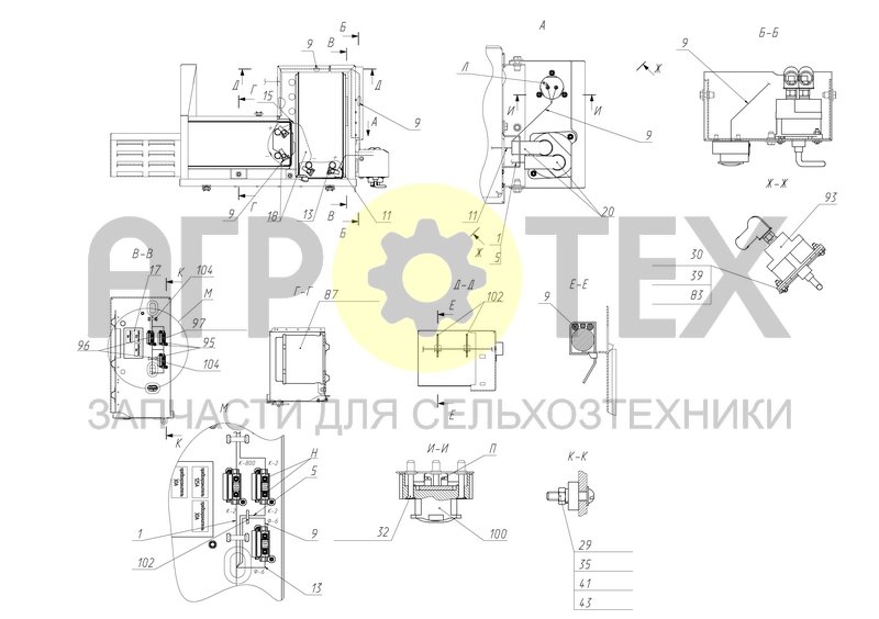 Чертеж Установка аккумуляторных батарей (161.10.22.000Б)